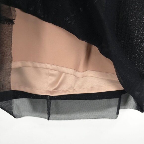 NWT PHOEBE by KAY UNGER WOOL Blend Strapless Metallic Dress‎ 62D0280 Size 16 - Picture 12 of 16